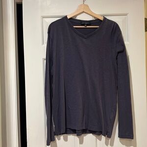 Robert Barakett Long Sleeve V-Neck Tee